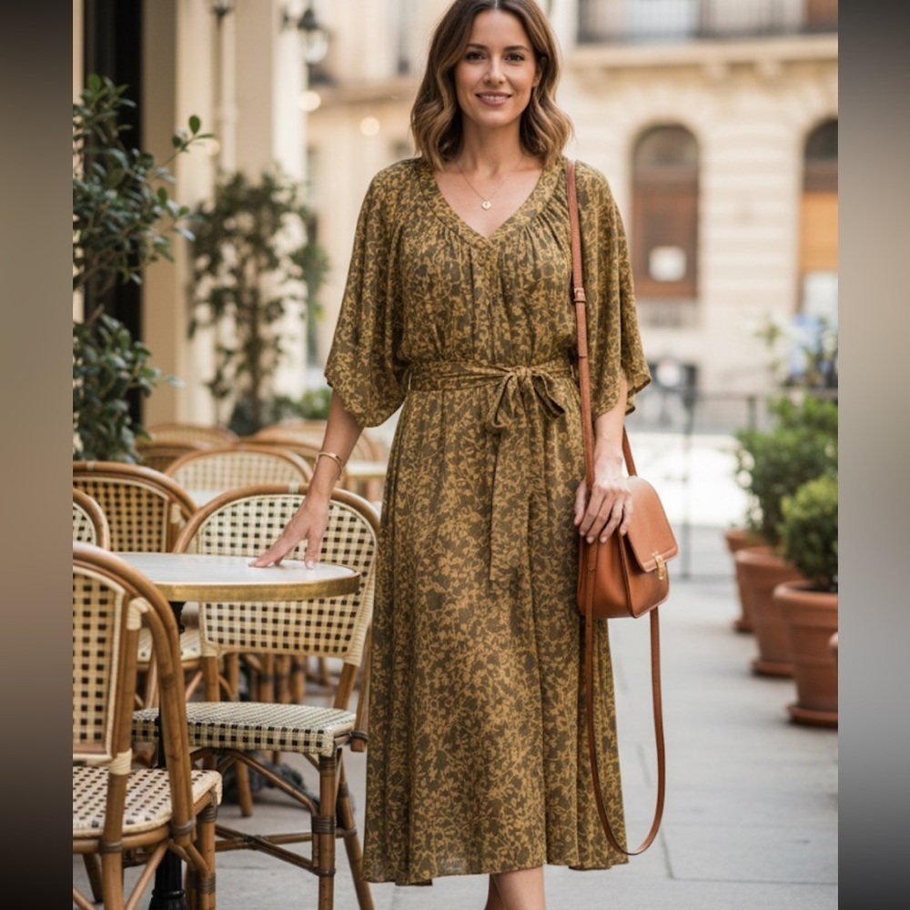 Zara Yellow Floral Kimono